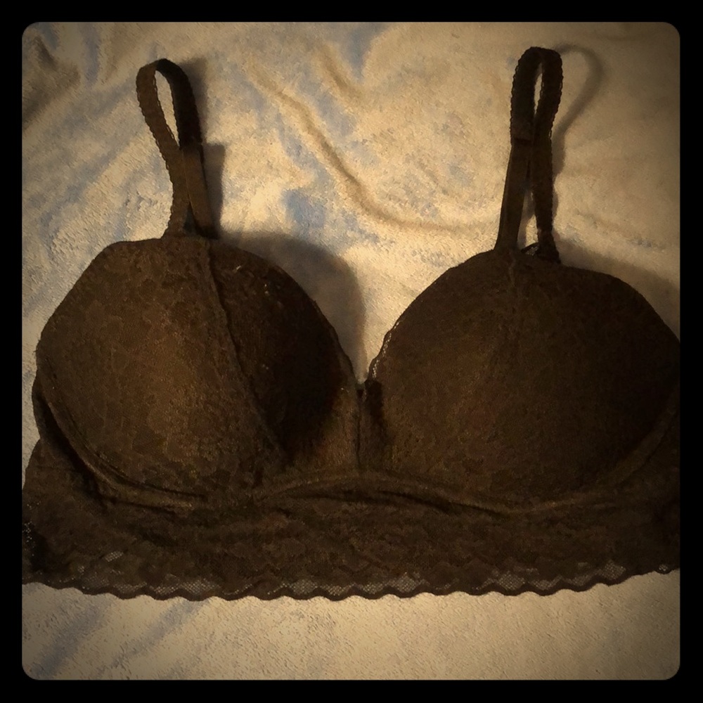 Black lace bralette by PINK M(A-C)